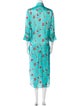 R13 Floral Print Long Dress