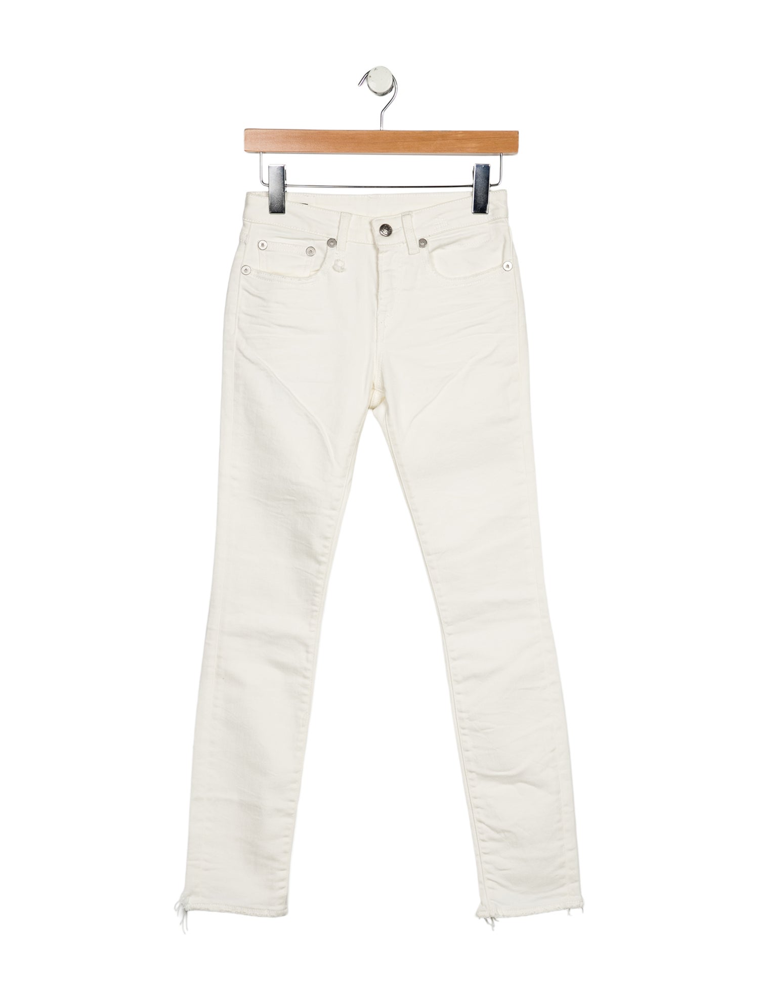 R13 Mid-Rise Skinny Leg Jeans