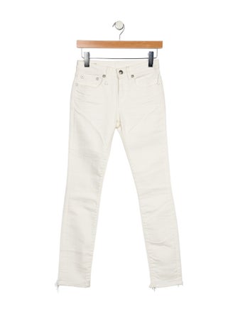 R13 Mid-Rise Skinny Leg Jeans