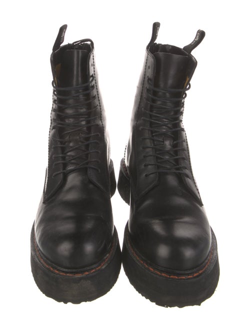 R13 Leather Lace-Up Boots