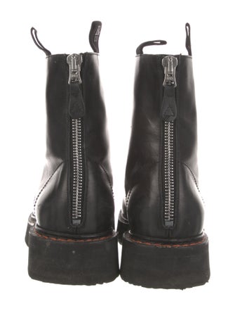 R13 Leather Lace-Up Boots