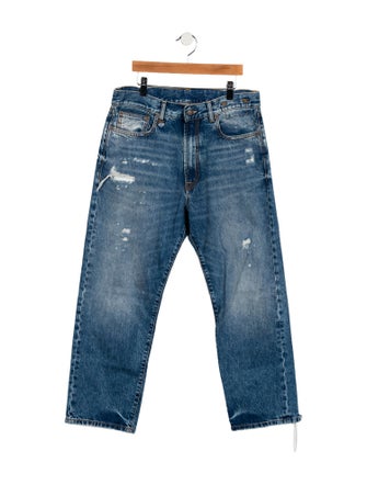 R13 High-Rise Straight Leg Jeans