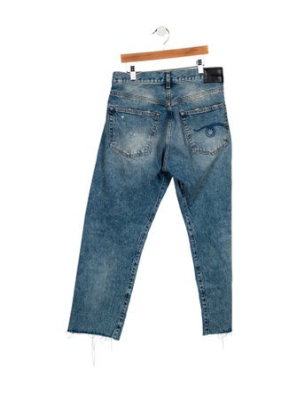 R13 High-Rise Straight Leg Jeans