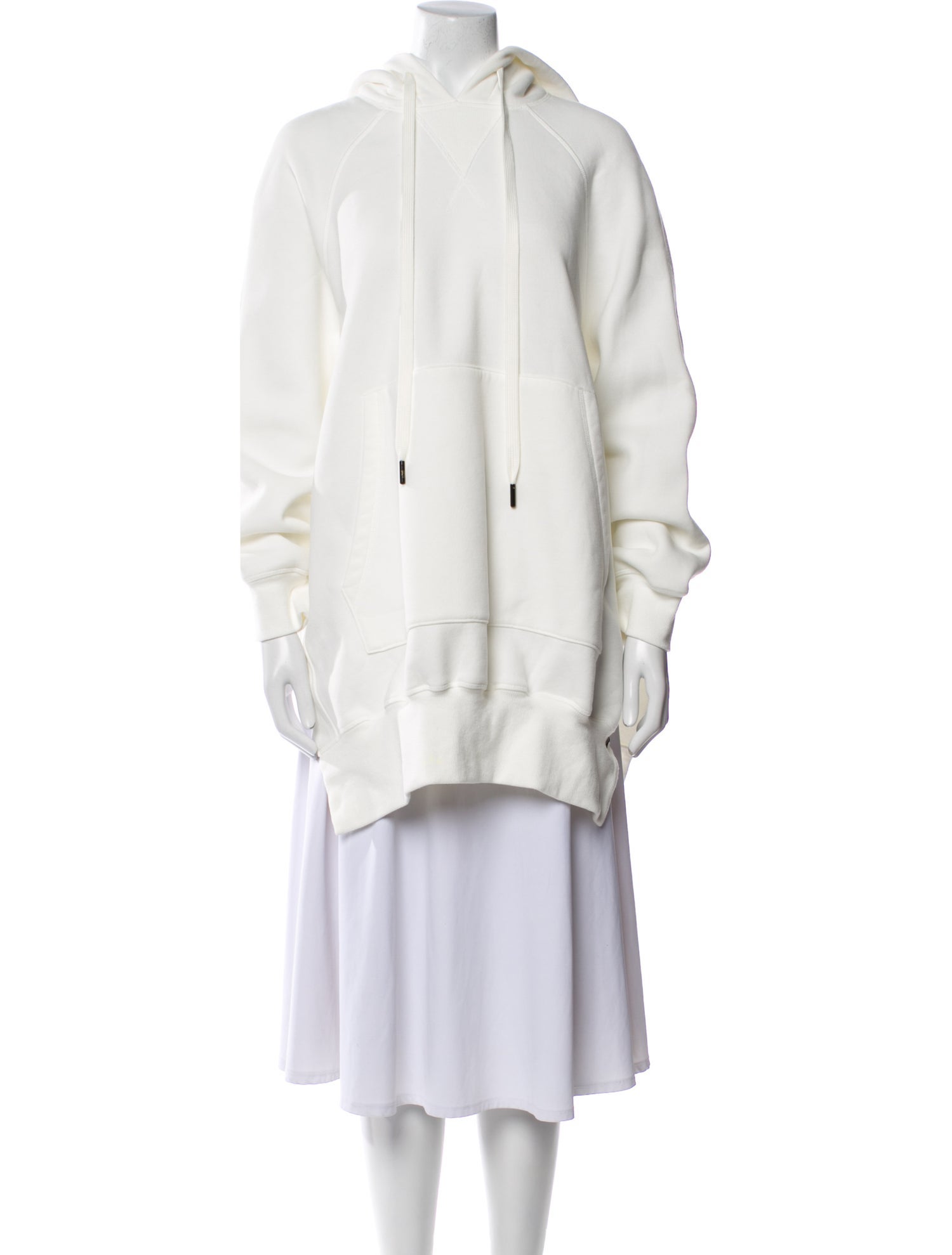 R13 Mock Neck Long Sleeve Sweatshirt