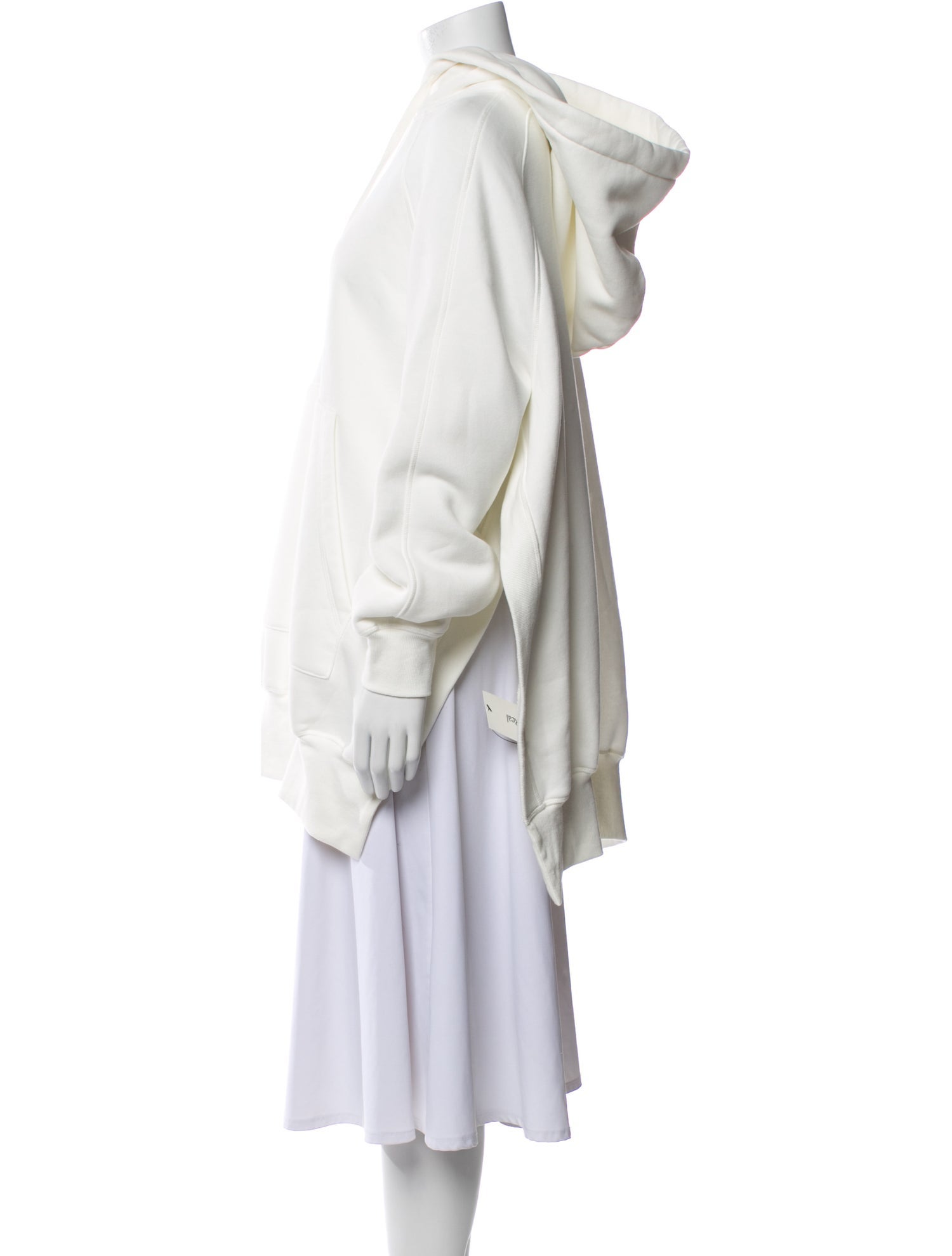 R13 Mock Neck Long Sleeve Sweatshirt