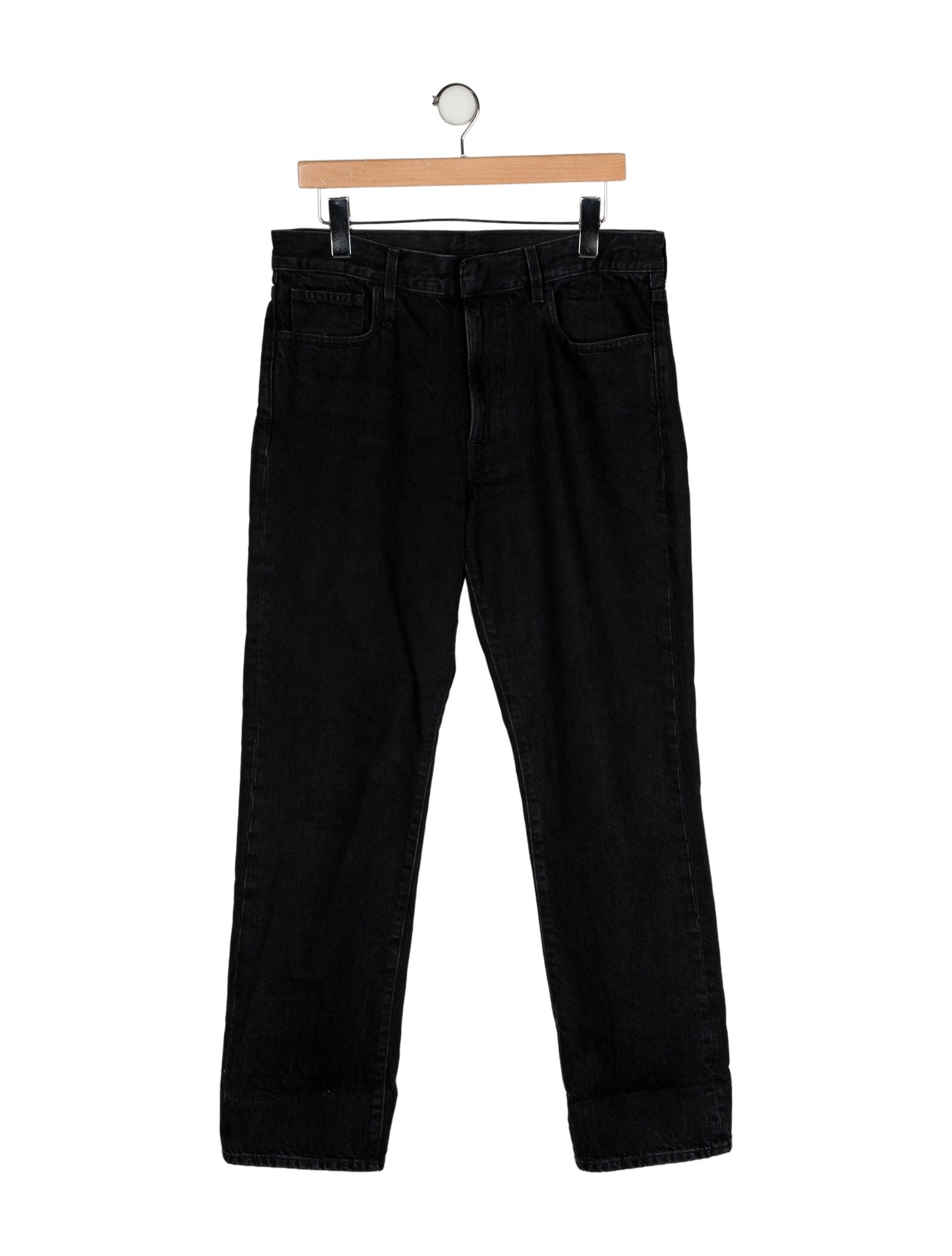R13 Mid-Rise Wide Leg Jeans