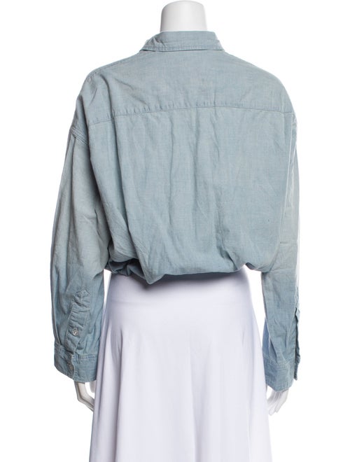 R13 Long Sleeve Crop Top