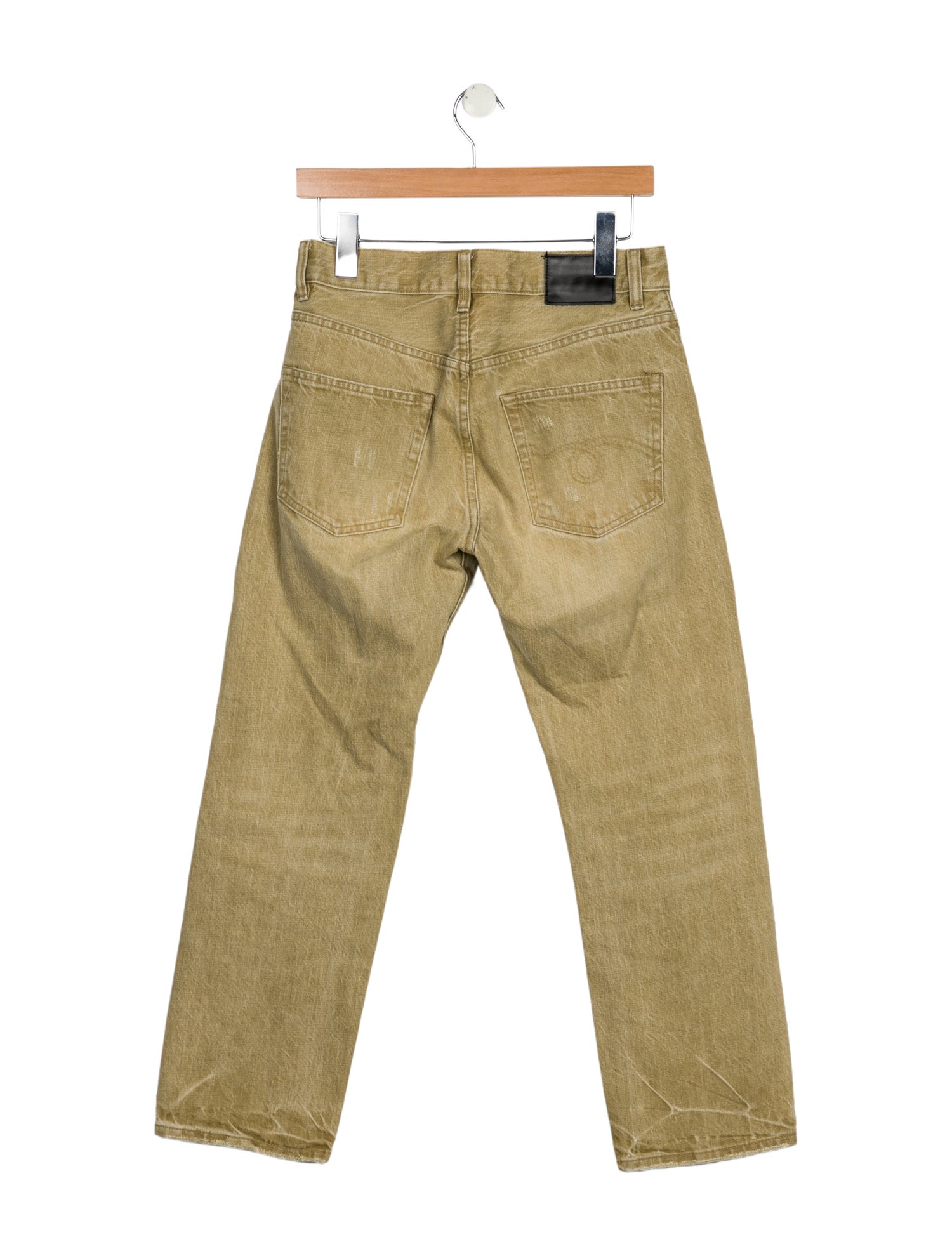 R13 High-Rise Straight Leg Jeans