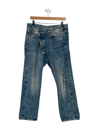 R13 High-Rise Straight Leg Jeans