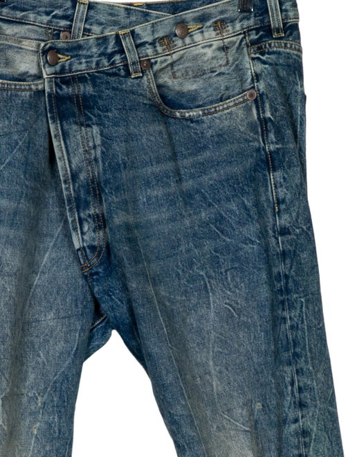 R13 High-Rise Straight Leg Jeans
