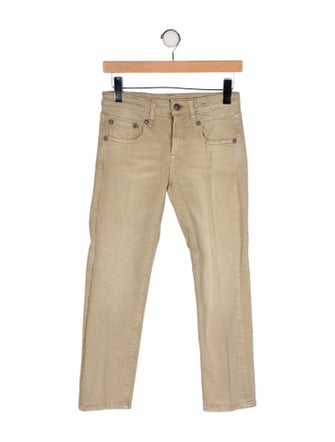 R13 Mid-Rise Straight Leg Jeans