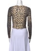 R13 Cashmere Animal Print Sweater