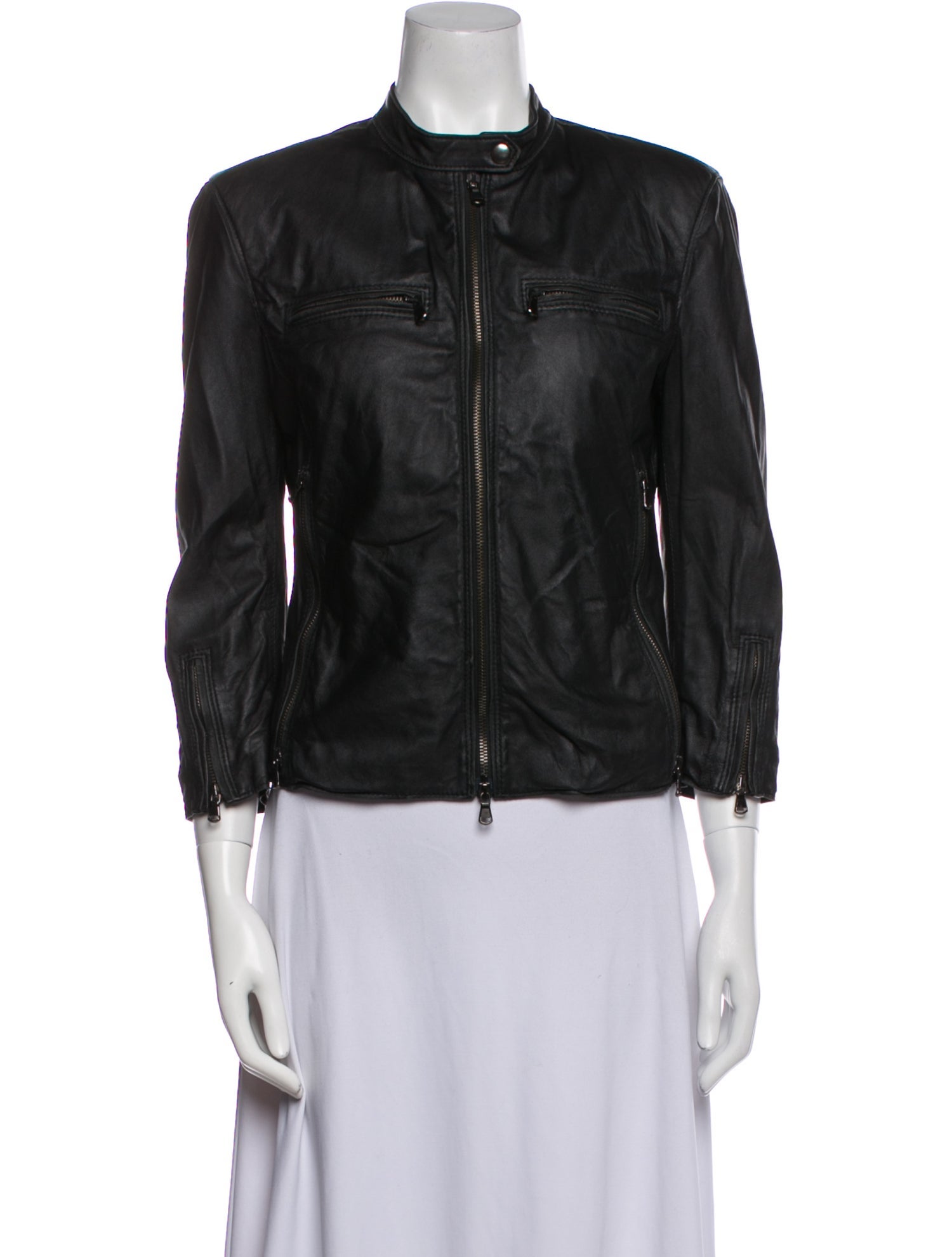 R13 Leather Bomber Jacket