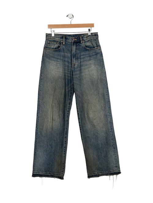 R13 High-Rise Wide Leg Jeans