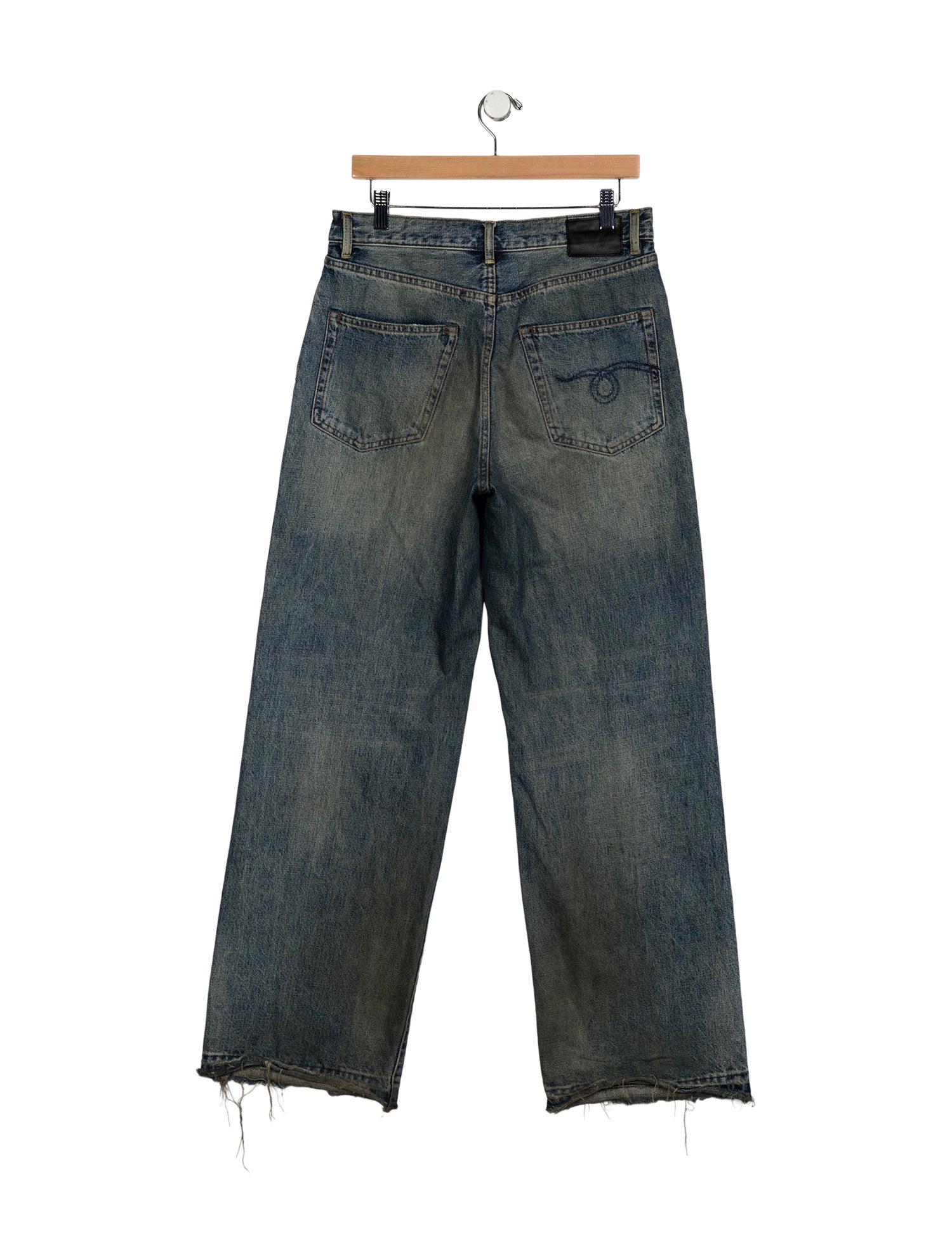 R13 High-Rise Wide Leg Jeans