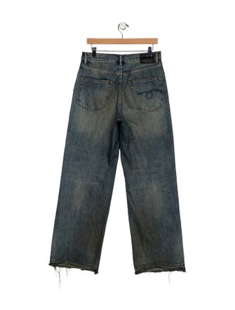 R13 High-Rise Wide Leg Jeans