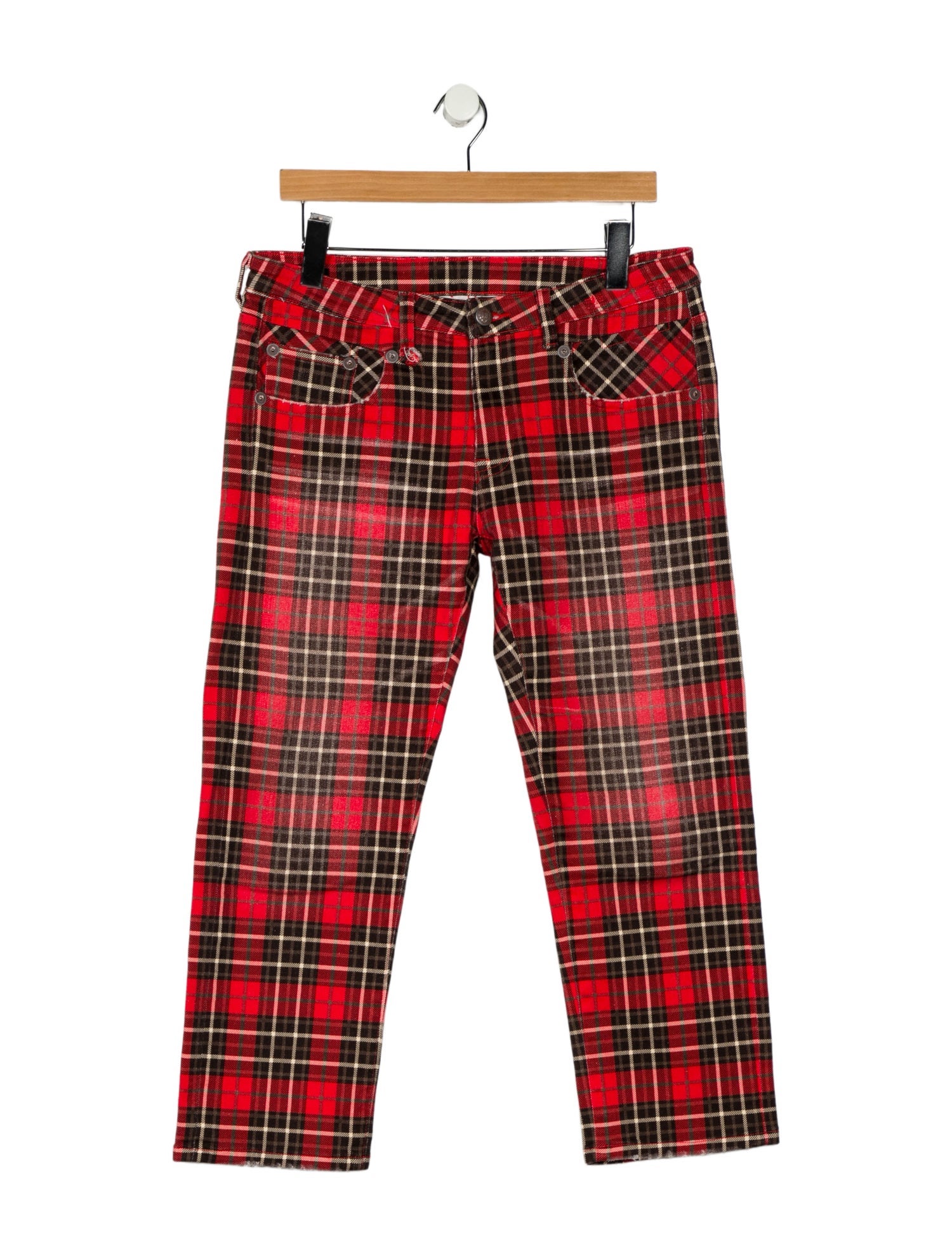 R13 Mid-Rise Straight Leg Jeans