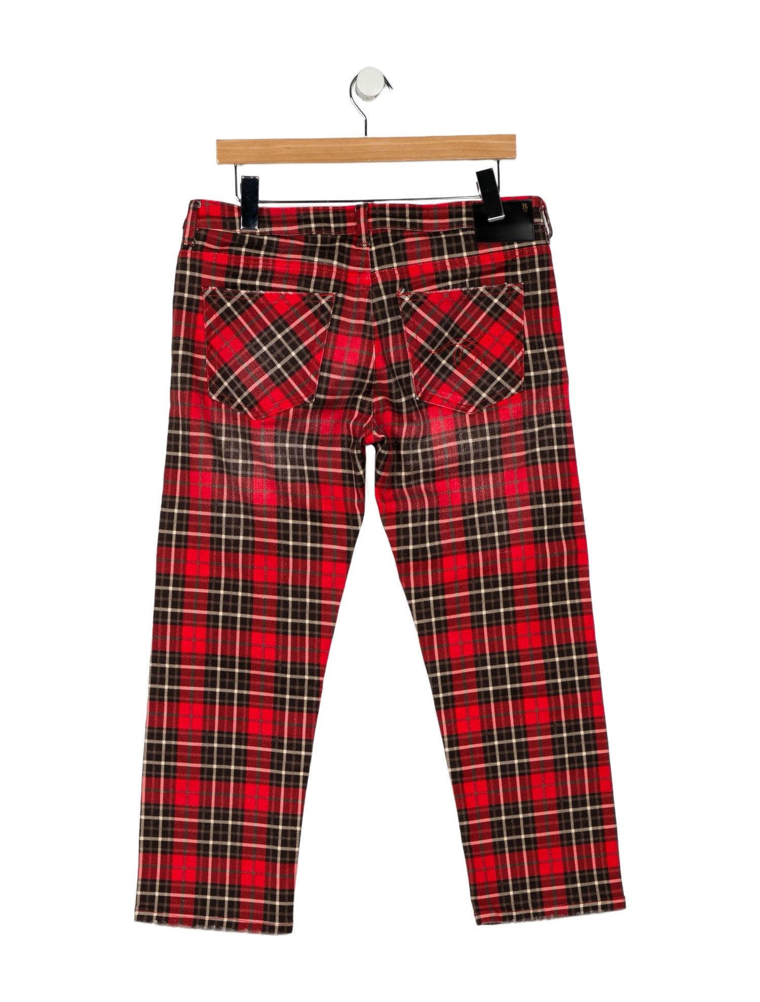 R13 Mid-Rise Straight Leg Jeans