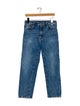 R13 High-Rise Straight Leg Jeans