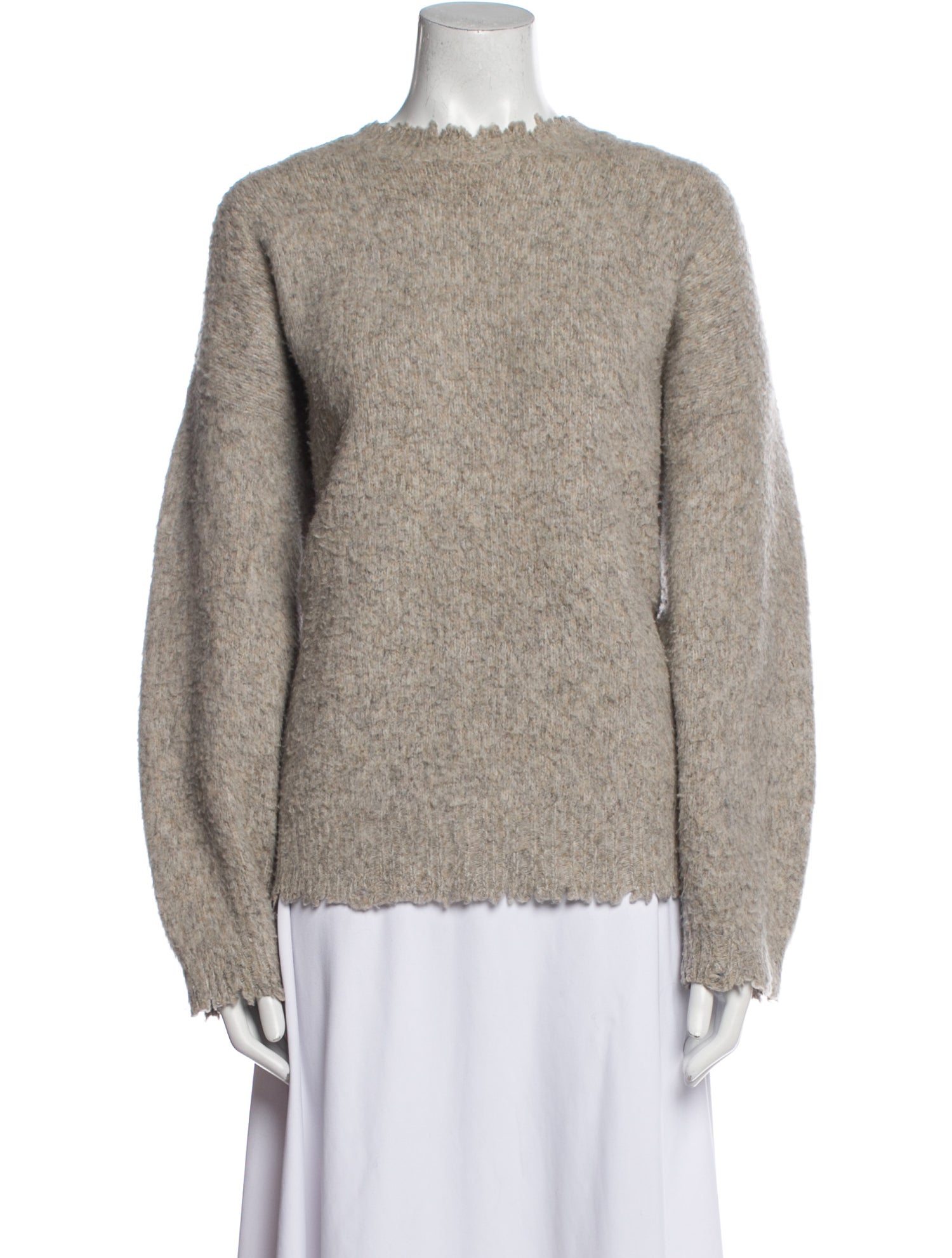 R13 Merino Wool Bateau Neckline Sweater