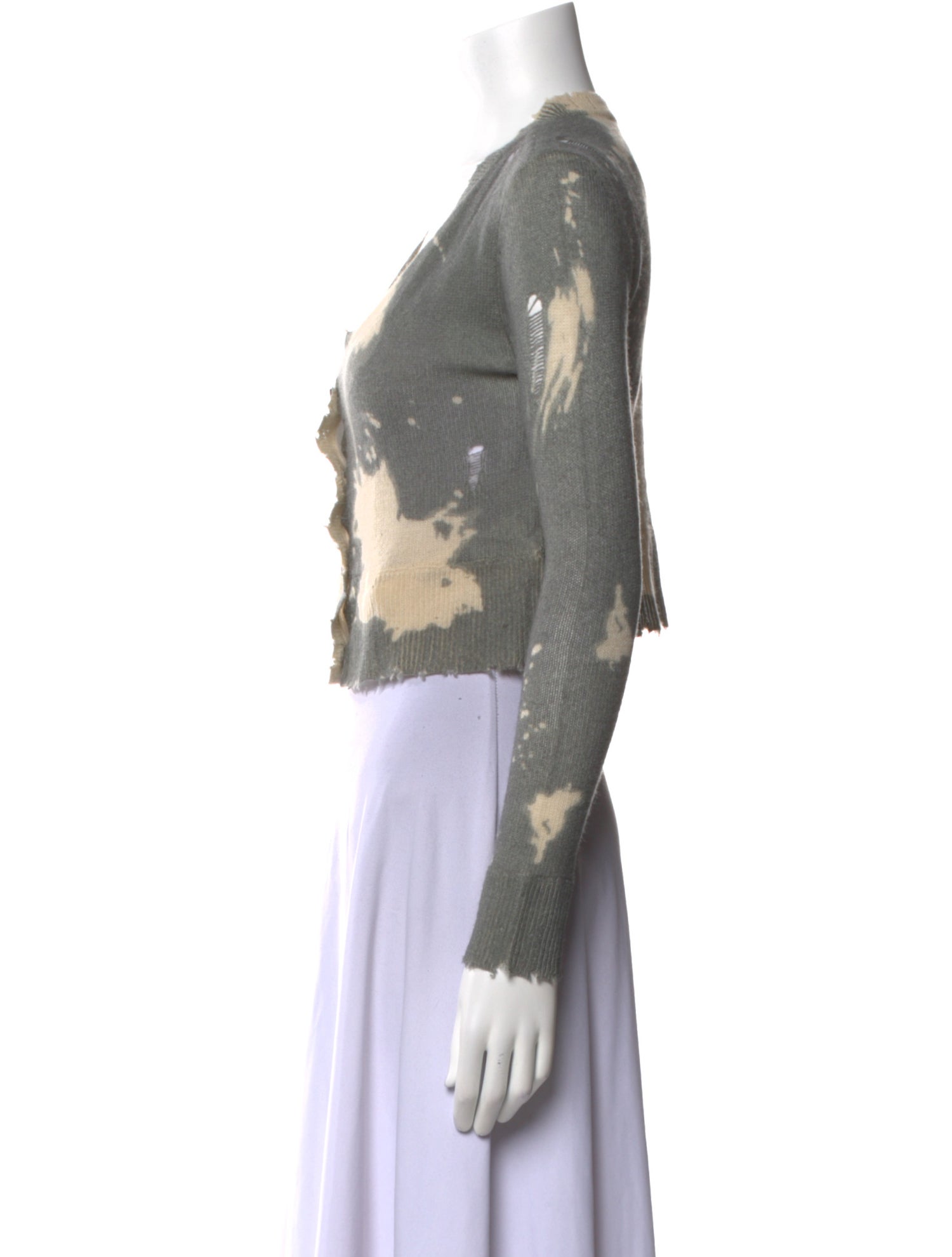 R13 Cashmere Tie-Dye Print Sweater w/ Tags