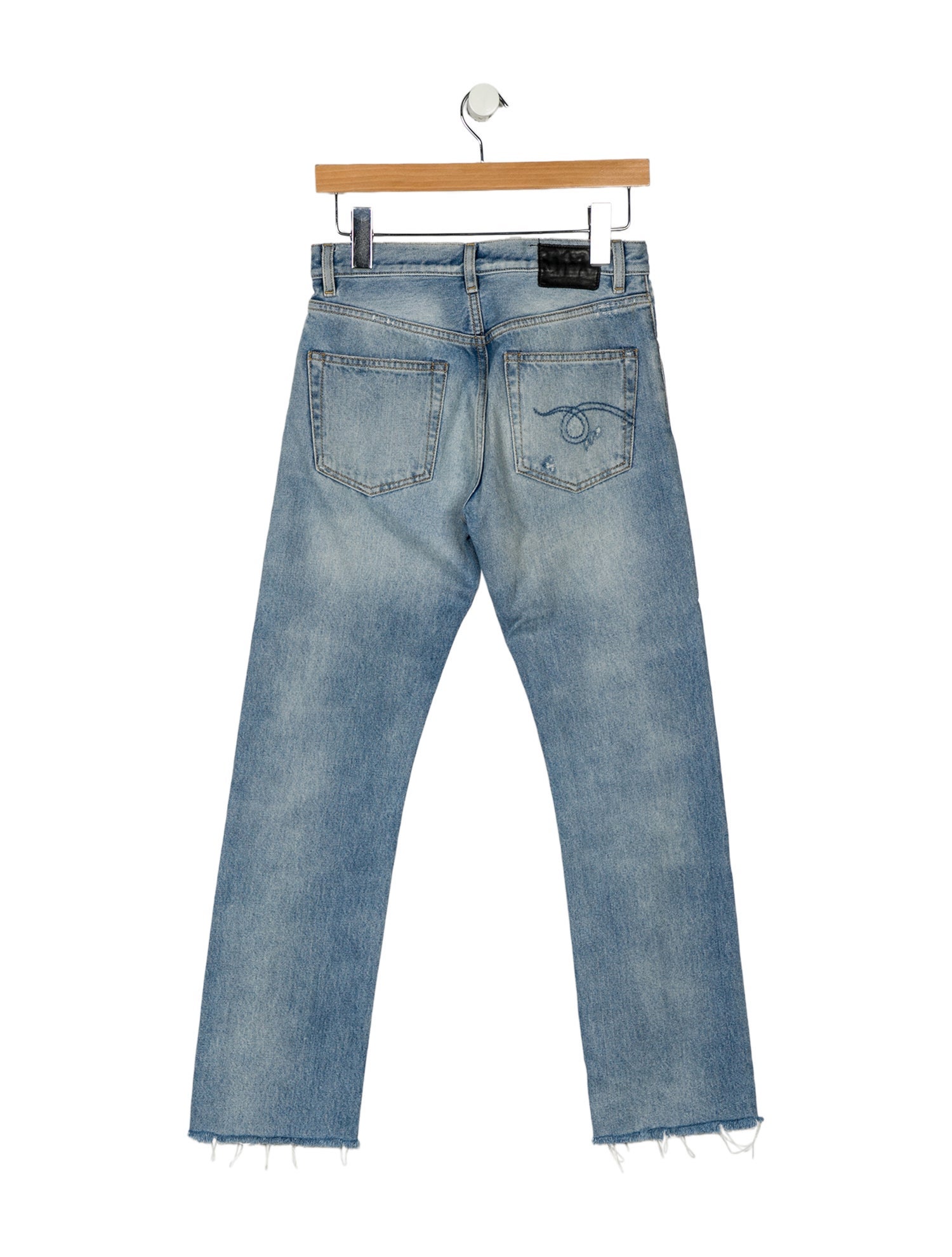 R13 High-Rise Wide Leg Jeans