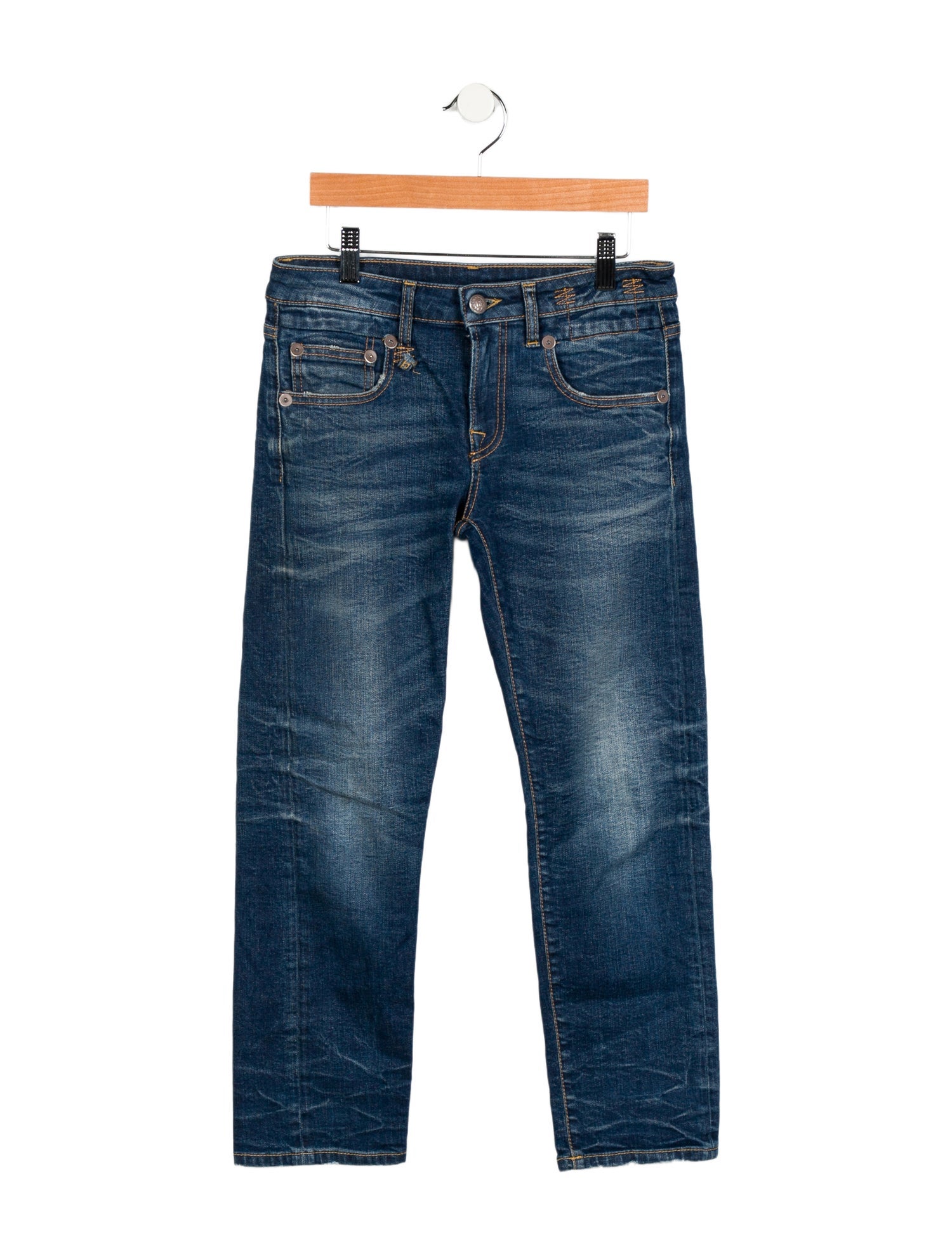 R13 Low-Rise Skinny Leg Jeans