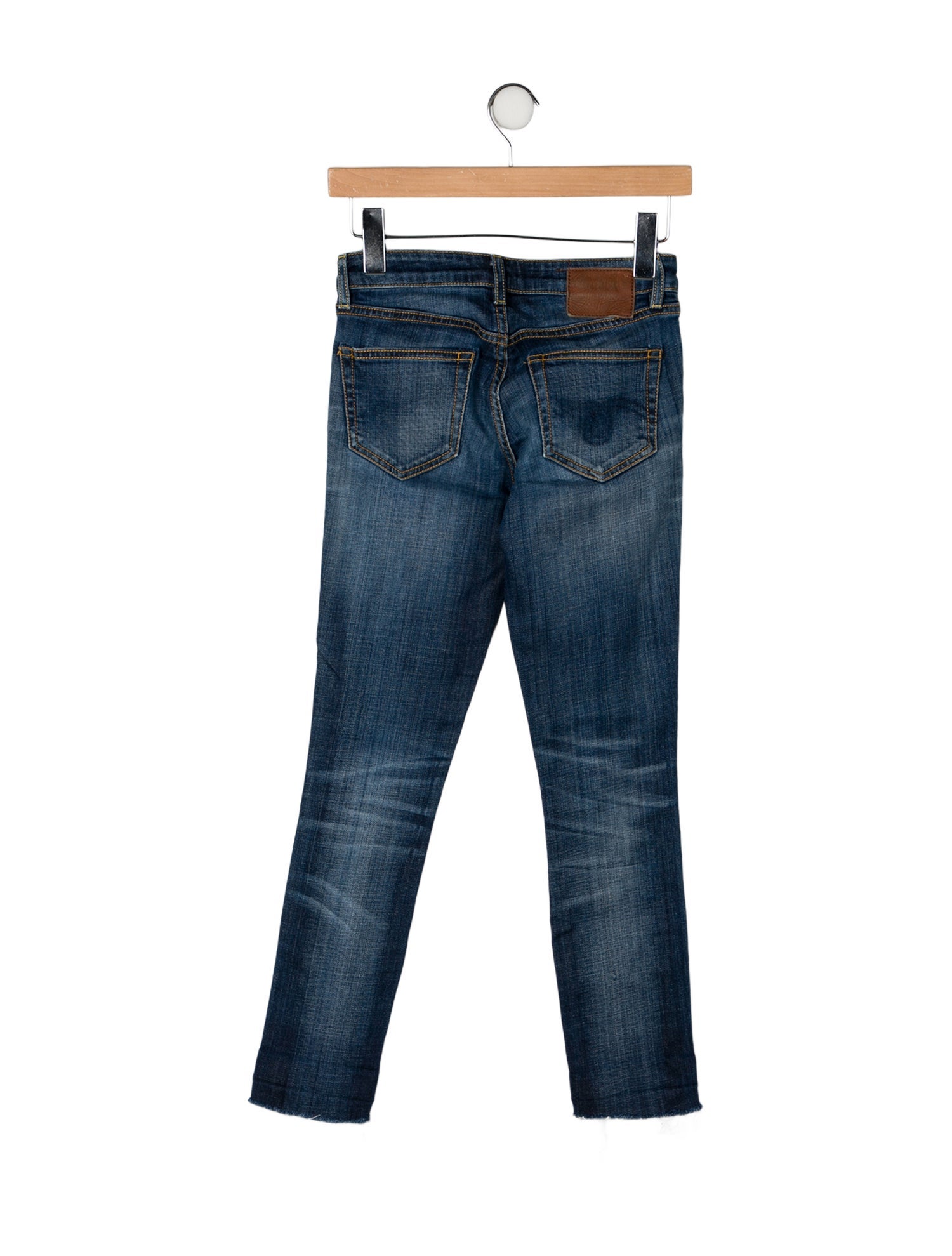 R13 Mid-Rise Skinny Leg Jeans