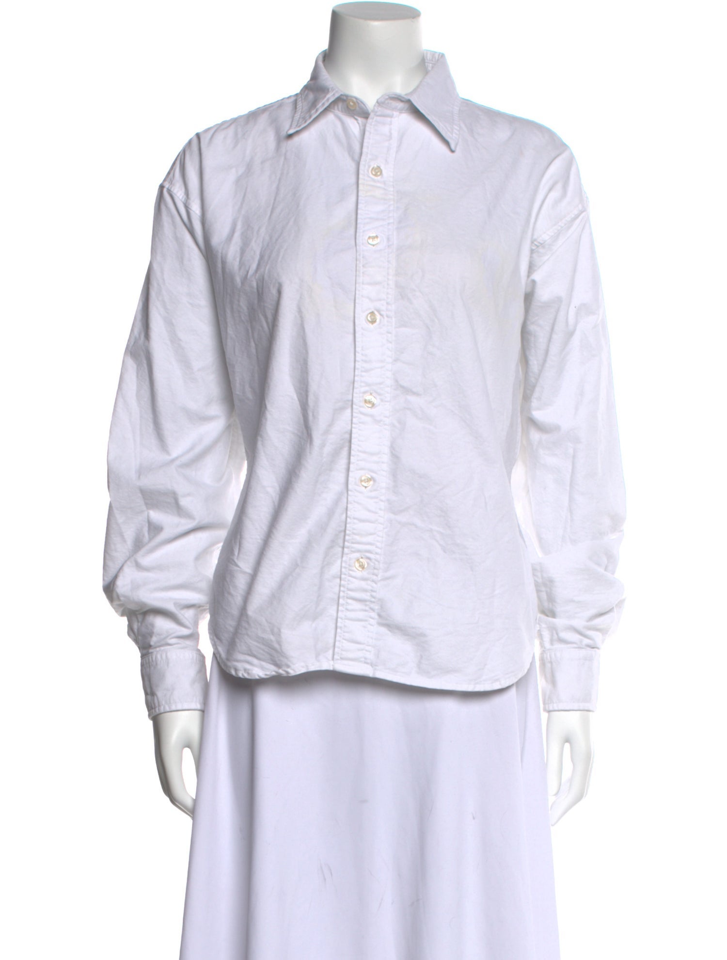 R13 Long Sleeve Button-Up Top