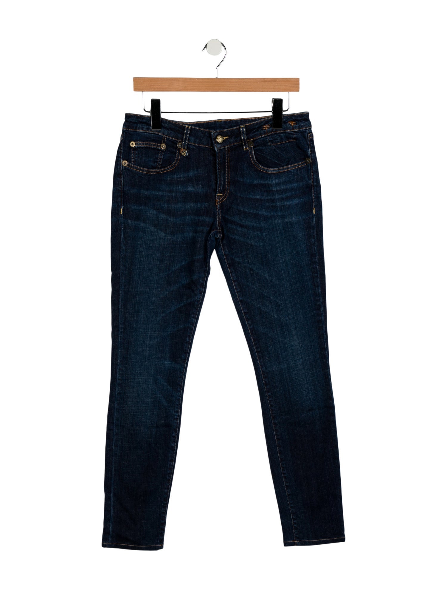 R13 High-Rise Skinny Leg Jeans