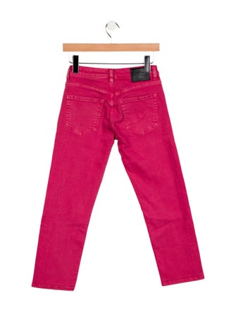 R13 Mid-Rise Straight Leg Jeans