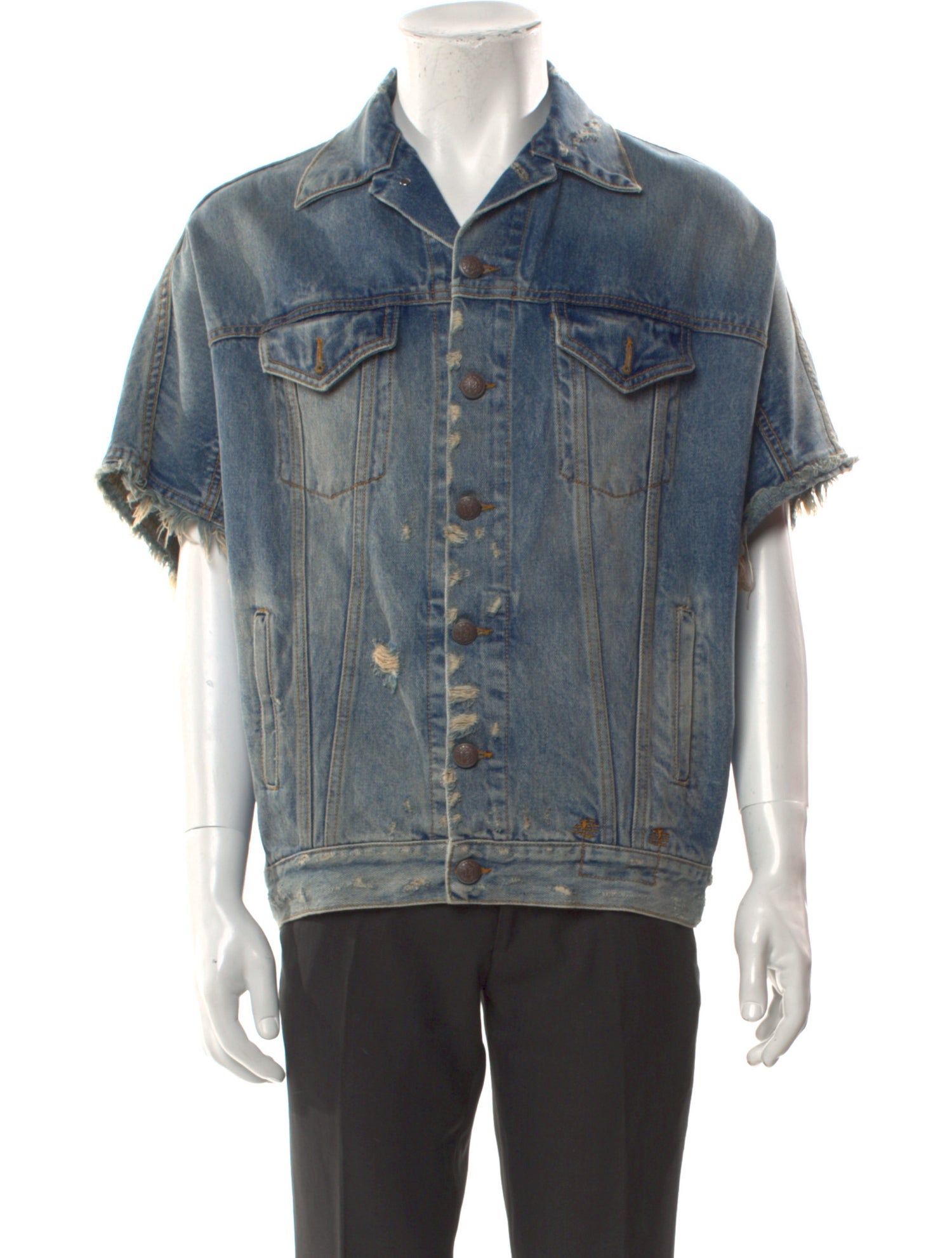 R13 Short Sleeve Denim Shirt