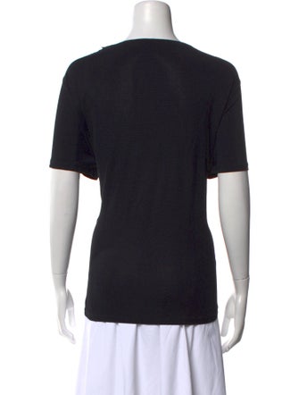 Prada Sport Late 2000's - Early 2010's Bateau Neckline T-Shirt