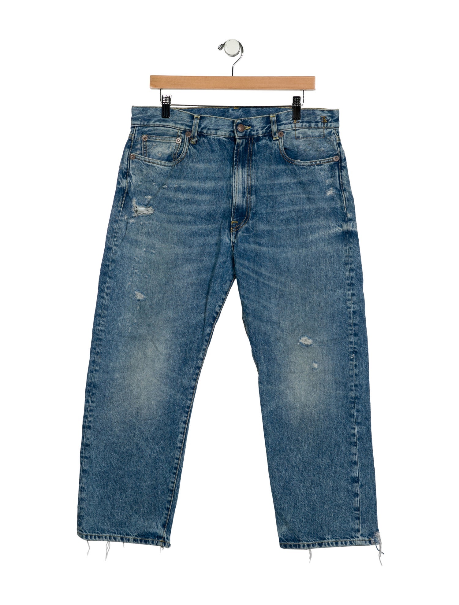 R13 High-Rise Wide Leg Jeans