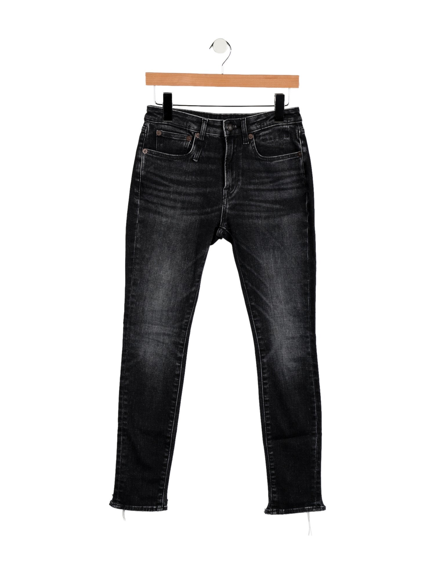 R13 Mid-Rise Skinny Leg Jeans