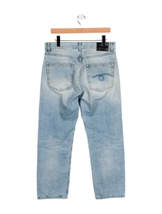 R13 High-Rise Straight Leg Jeans