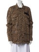 R13 Animal Print Utility Jacket