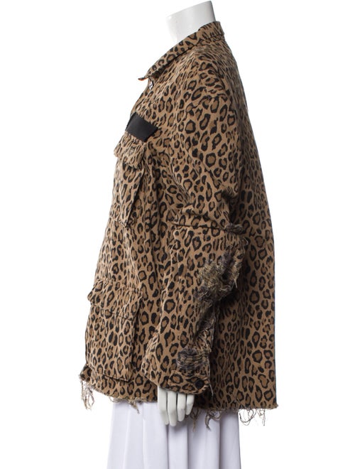 R13 Animal Print Utility Jacket