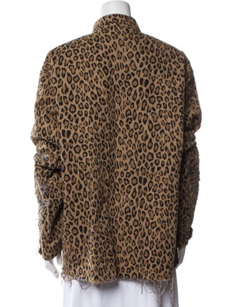 R13 Animal Print Utility Jacket
