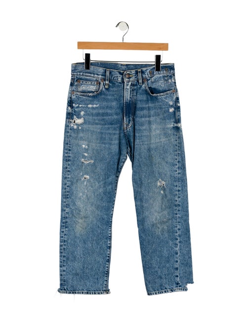 R13 High-Rise Straight Leg Jeans