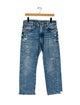 R13 High-Rise Straight Leg Jeans