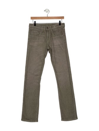 R13 Mid-Rise Straight Leg Jeans
