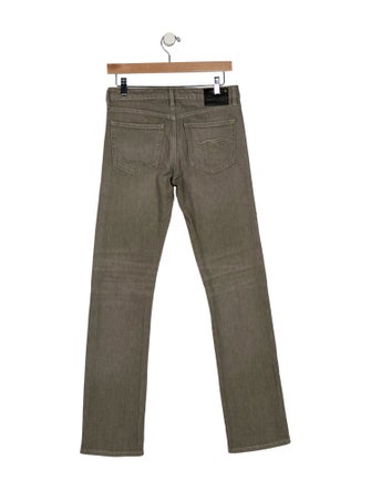 R13 Mid-Rise Straight Leg Jeans