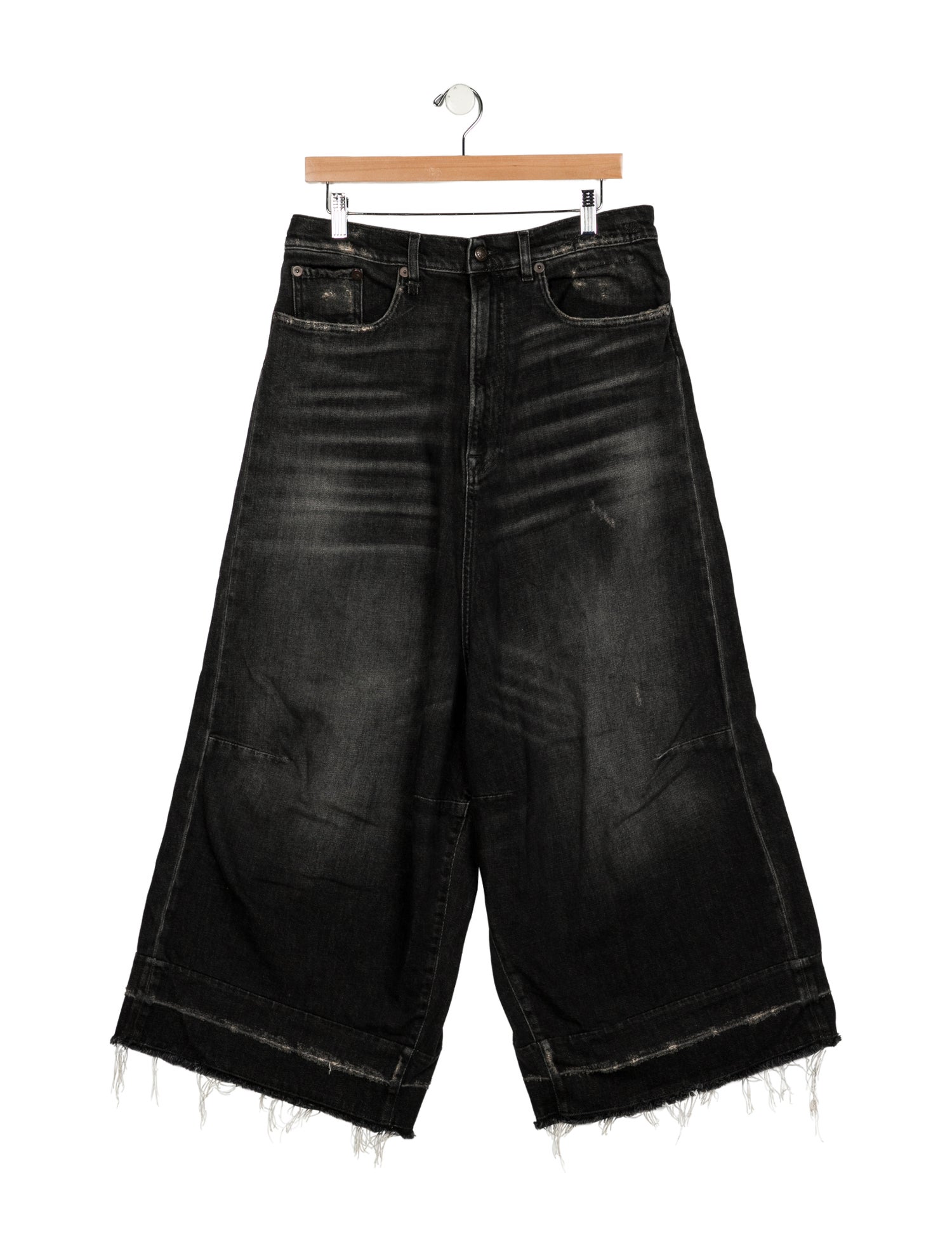 R13 High-Rise Wide Leg Jeans