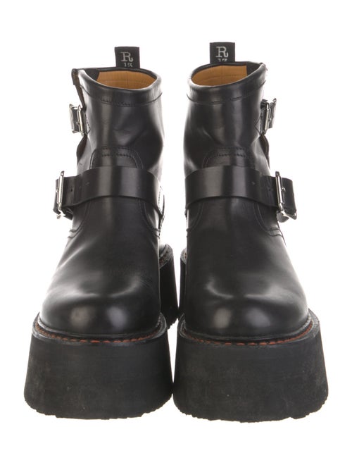 R13 Leather Moto Boots