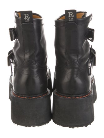 R13 Leather Moto Boots