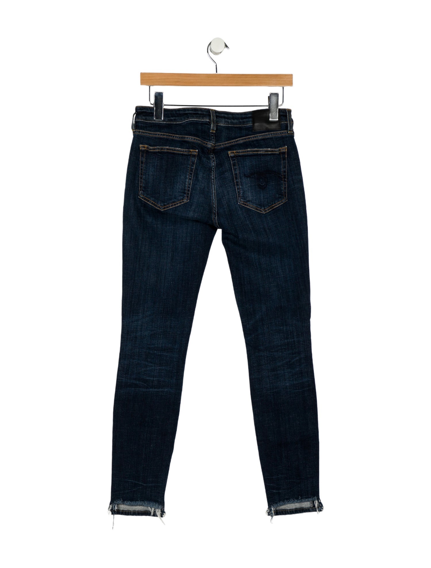 R13 Mid-Rise Skinny Leg Jeans