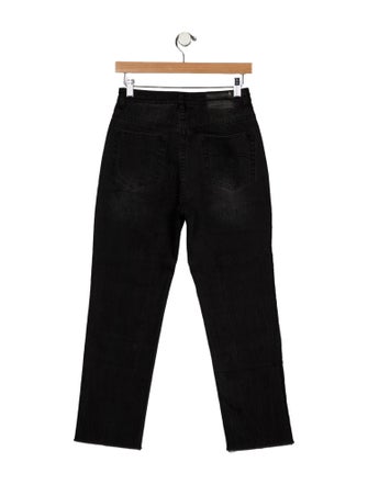 R13 Mid-Rise Straight Leg Jeans