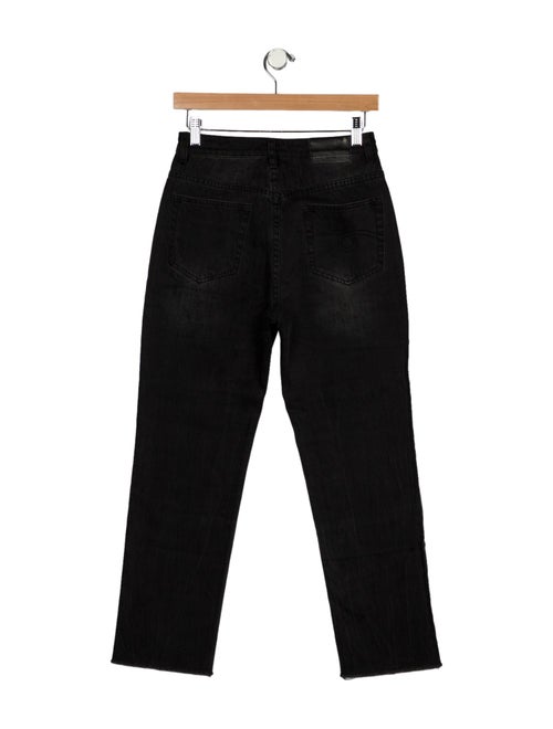 R13 Mid-Rise Straight Leg Jeans