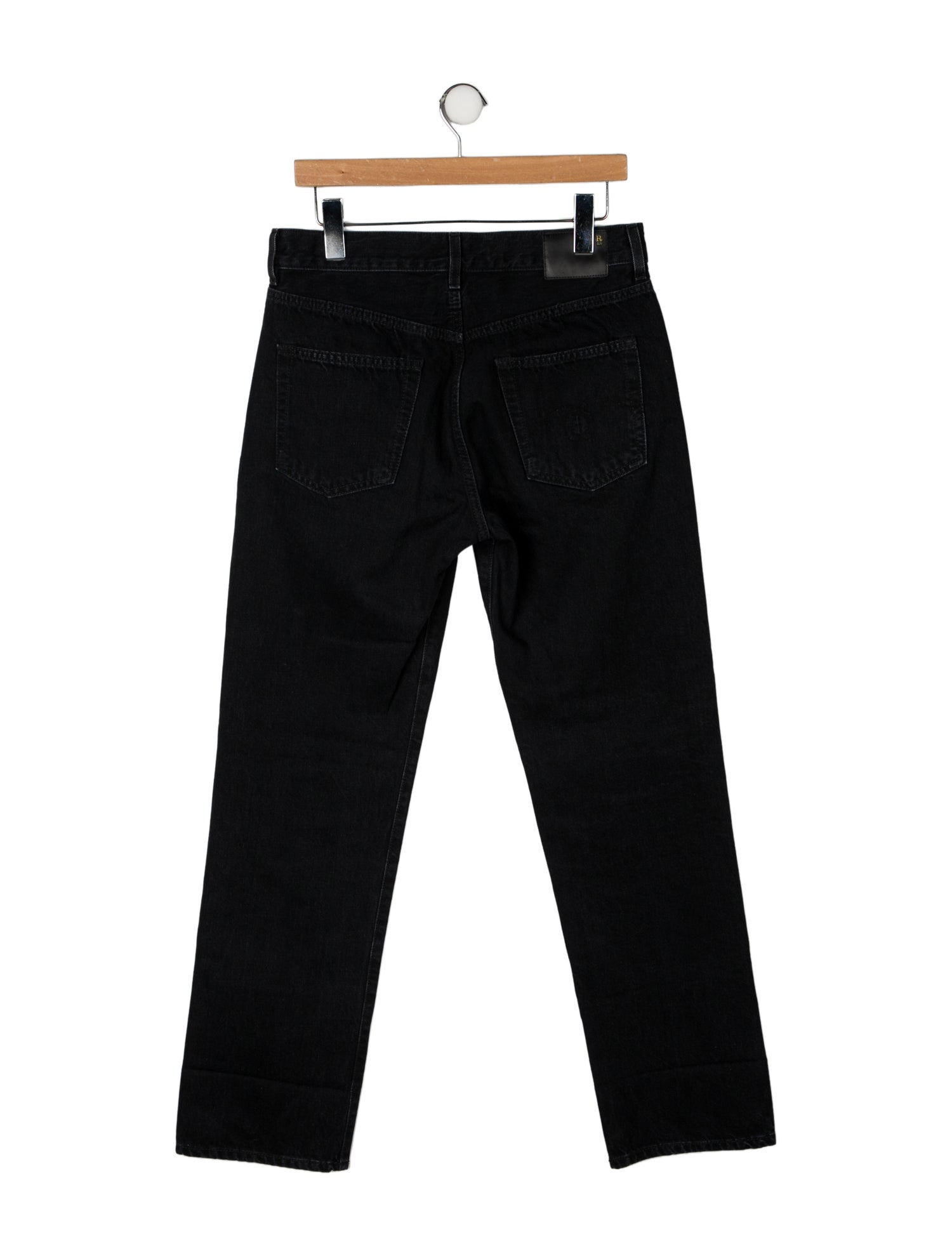 R13 High-Rise Straight Leg Jeans